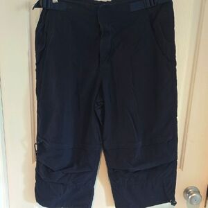 Xhilaration Blue Cargo Pants Casual Cotton Blend, Size Large